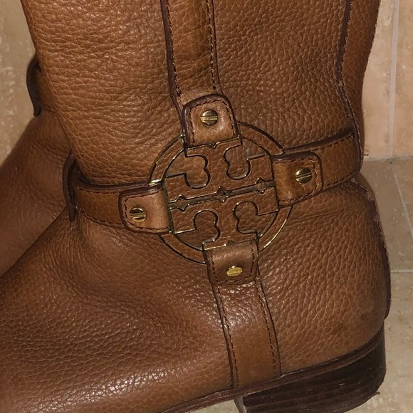 Tory Burch Riding Boots Tan Tall - Picture 1 of 9